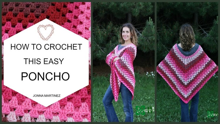 HOW TO CROCHET THIS EASY PONCHO