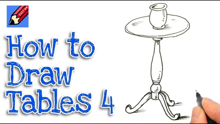 How to Draw a RoundTable Real Easy - Step by Step #4