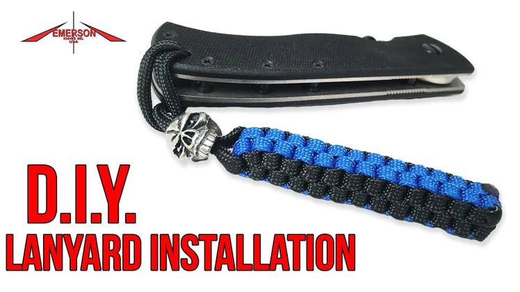 How To Install Lanyard on an Emerson Knife | DIY