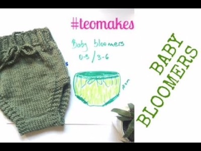 HOW TO KNIT - BABY BLOOMERS | TeoMakes