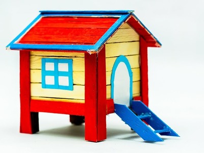 How To Make A Popsicle Stick House Very Easy