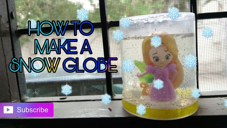 How to make a snow globe(without glycerin)| How to make a showpiece