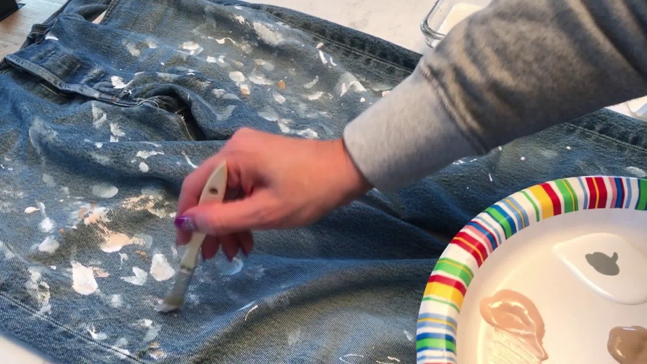 HOW TO: Make Custom Paint Splatter Jeans (just like Jcrew!).
