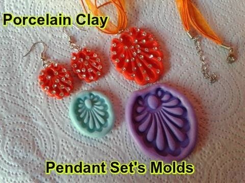 How to make pendant set with molds