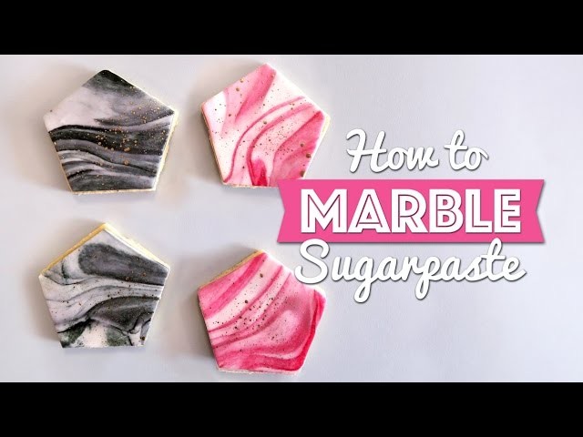 How to Marble Sugarpaste