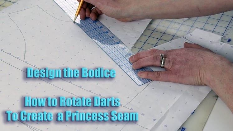 How To Rotate the Bust Dart to Make Princess Seams