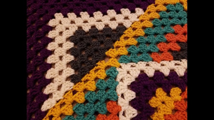 Kaleidoscope Granny Square Blanket Crochet Along (pt. 3.5A)