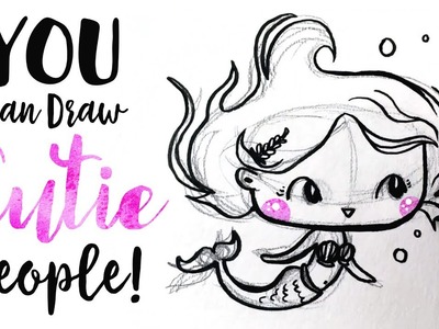 Learn How to Draw Cute People or Characters the Easy Way! (Class Trailer w. Free Link!)
