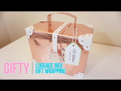 Luggage Box Fancy Gift Wrapping. 