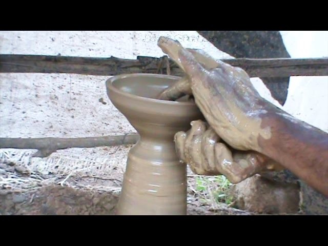 Making a clay diya HD  (Diwali )