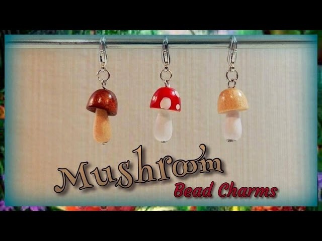 Mushroom Bead Charms