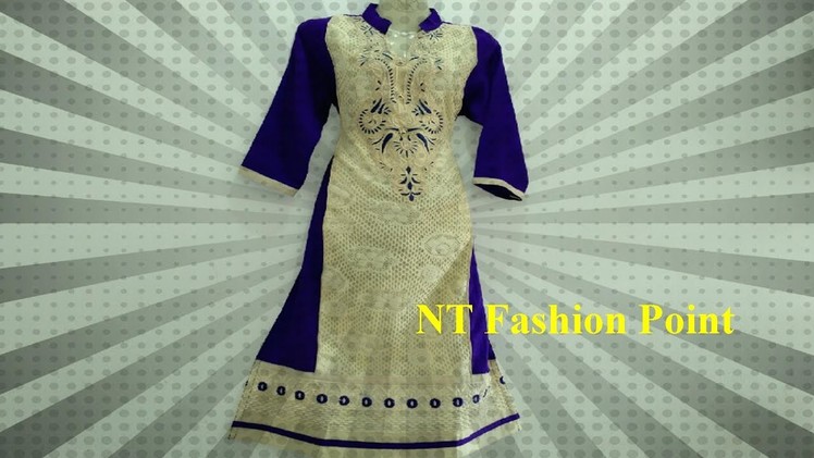 NECK DESIGN KAMEEZ. KURTI CUTTING AND STITCHING (DIY)