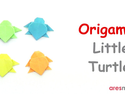 Origami Little Turtle (easy - single sheet)