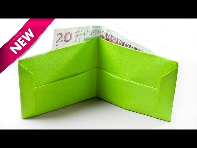 Origami Wallet - How to Make a Paper Wallet - Paper craft-Origami Purse | Easy Origami Instructions.
