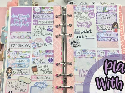 Personal Planner Plan With Me | Filofax Domino Soft | feat  Its Planning Time
