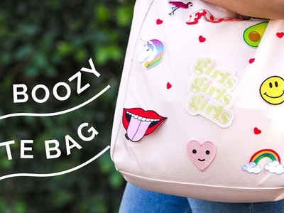 Quick and Easy DIY Boozy Tote Bag | Makeful