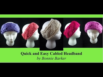Quick and Easy Headband LEFT-HANDED VERSION