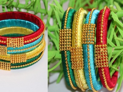 Silk Thread Bangles Making for Beginners | Indian silk thread bangles