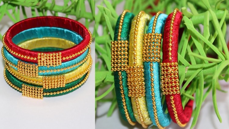 Silk Thread Bangles Making for Beginners | Indian silk thread bangles