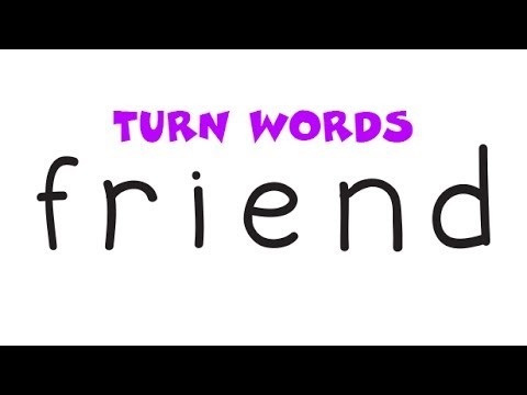 Very Easy Wordtoon ! How To Turn Words FRIEND into A Cartoon – Drawing for Kids