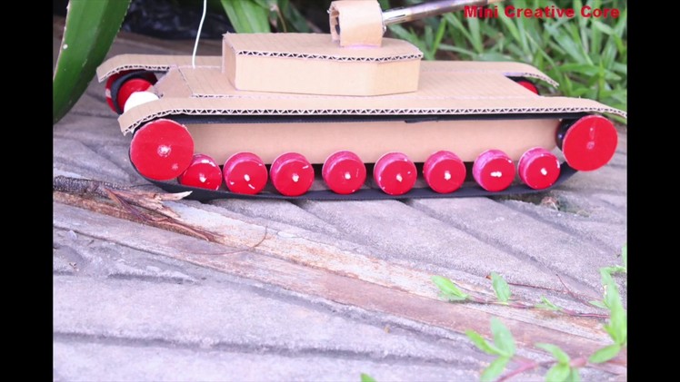 Wow! awesome DIY RC military tank | How to make an army tank