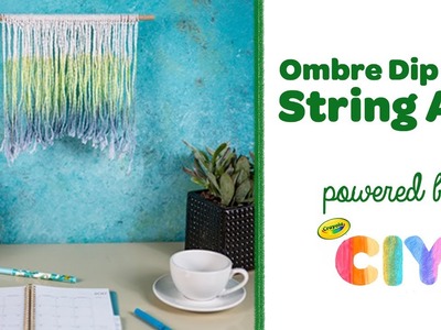 Crayola CIY: Create It Yourself - Dip Dye DIY Ombre String Art