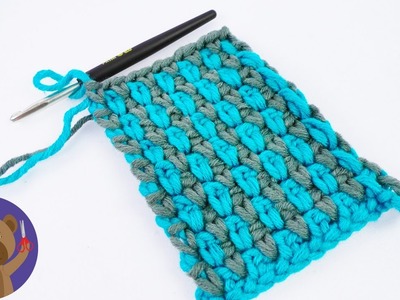 Crocheting Pattern | Two-Colored | Pearl Pattern | Simple and Easy