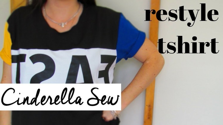 Cut collar off tshirt and make it shorter - How to restyle t-shirts - Easy DIY shirt cutting