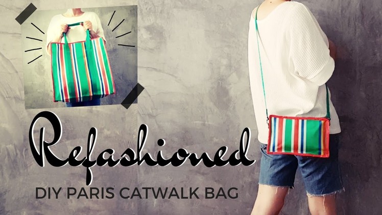 DIY a Paris Catwalk Bag from Mesh Market Bag
