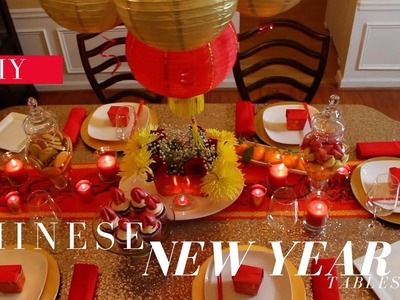 DIY Chinese New Year Tablescape