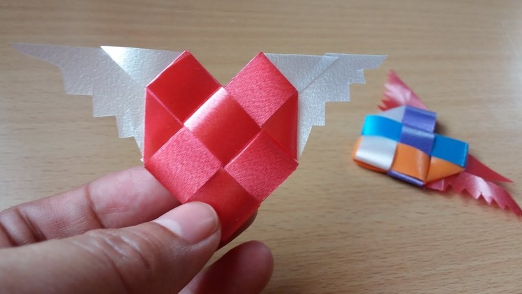 DIY How to Make Simple Easy Ribbon heart