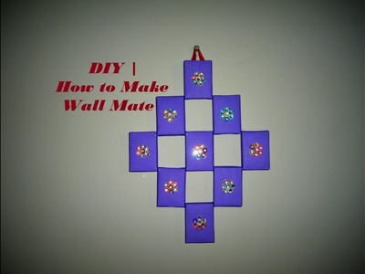 DIY | How to Make Wall Mate. Room Decoration Idea | Made with Match box |