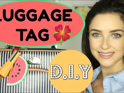 DIY LUGGAGE TAG | Cute Design | Fun Vlog | How to | Arts and Crafts
