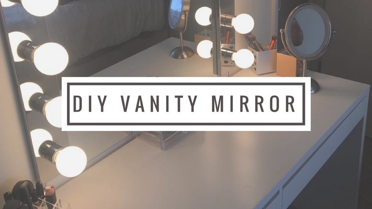 DIY: Remote Controlled Vanity Mirror w. Lights UNDER $100!!!