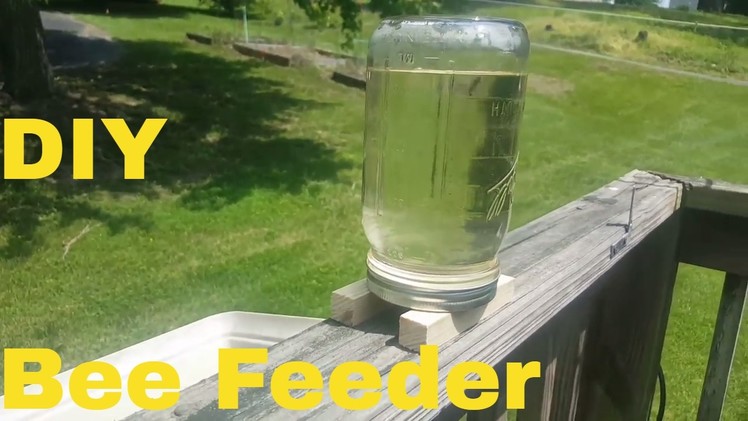DIY Simple Bee Feeder