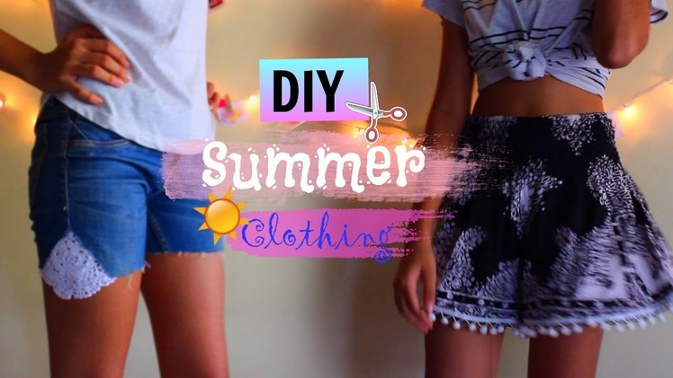 DIY SUMMER CLOTHING. Cute & Easy-to-do | Jynelle Fernandes