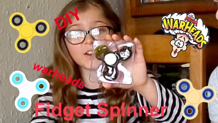 DIY WARHEADS FIDGET SPINNER - Extreme fidget spinners :)