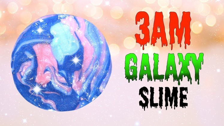 DO NOT MAKE SLIME AT 3AM!! OMG SO Scary!!