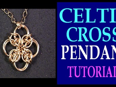 EASY STEP-BY-STEP CELTIC CROSS CHAINMAILLE PENDANT TUTORIAL | DIY | HOW TO CREATE A CROSS PENDANT