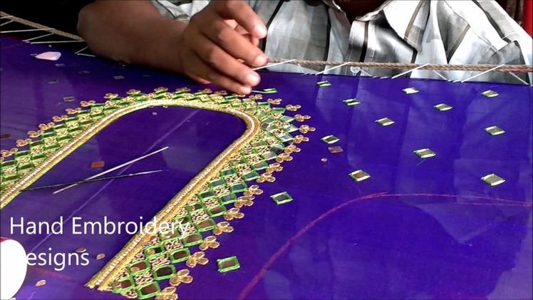 Embroidery designs mirror work | hand embroidery designs | hand embroidery designs for beginners