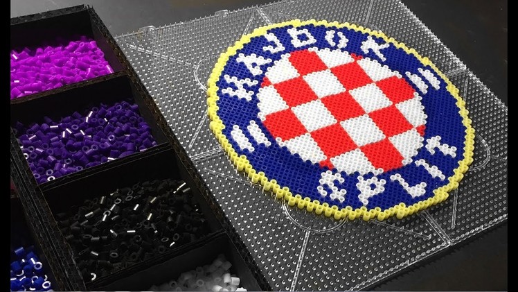 HNK Hajduk Split Fan Art Perler Hama Beads Pixel Art Torcida