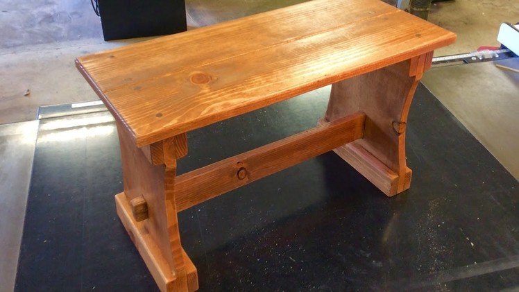How To Build A Trestle Bench