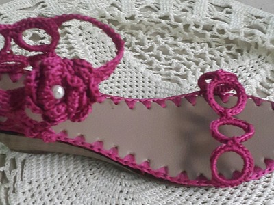 HOW TO CROCHET A RING SANDALS