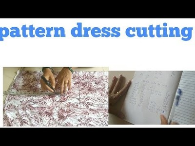 How to do pattern dress paper cutting