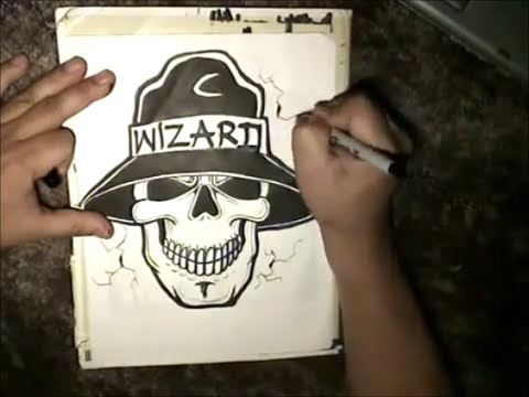 How to draw a Skull -  Cholo Skull