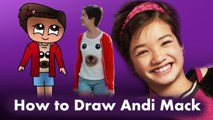 How to Draw Andi from Andi Mack - Easy Cute Step by Step Drawing