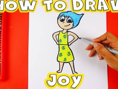How to Draw Joy from the Disney Movie Inside Out