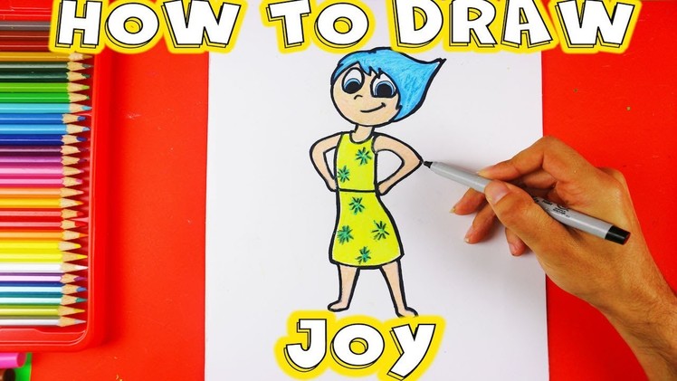 How to Draw Joy from the Disney Movie Inside Out