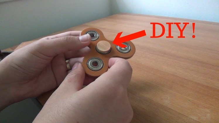 ???? How to make a DIY fidget spinner center button cap ????