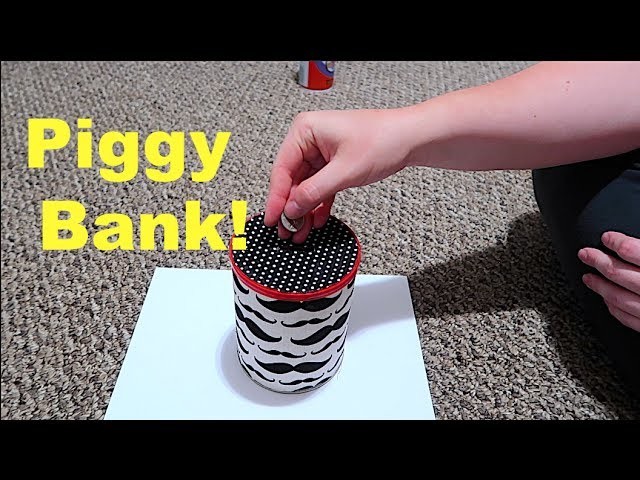 How To Make A Piggy Bank! Super Easy!
